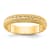14K Yellow Gold 3mm Design Etched Wedding Band