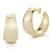 Sterling Statements 14K Yellow Gold Over Sterling Silver Bold Wide
Graduated Hoop Earrings