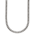 Sterling Silver Antiqued and Satin 4.0mm Box 30 Inch Chain