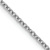 Rhodium Over 14k White Gold 1.4mm Solid Round Open Wide Link Cable 22
Inch Chain
