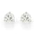 Certified White Lab-Grown Diamond H-I SI 14k White Gold Martini Stud
Earrings 2.00ctw