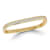 Rachel Zoe Pave CZ Square Bangle Bracelet in 14K Gold Over Sterling Silver