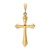 14k Yellow Gold Passion Cross Pendant