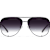 Quay High Key Micro Black Aviator Frame / Smoke Lenses Sunglasses