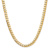 14k Yellow Gold 8mm Solid Miami Cuban 20 Inch Chain
