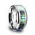 MAUI Tungsten Wedding Band with Mother of Pearl Inlay 10mm