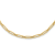 14K Yellow Gold Polished Flat Oval Link Necklace