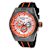 Invicta Speedway 48mm Orange, Silver Dial Silicone Band Quartz Watch
