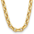 14K Yellow Gold 11.5mm Open Link Cable 18-inch Necklace