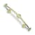 14K Yellow Gold Lemon Topaz Slip-on Bangle
