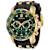 Invicta Pro Diver 48mm Green Dial Silicone, Stainless Steel Band Quartz Watch