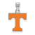 Sterling Silver Rhodium-plated LogoArt University of Tennessee Small
Enamel Pendant