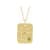 14K Yellow Gold Peridot and Diamond Gemini Zociac Constellation Pendant
With Chain