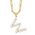 Gold Tone Sterling Silver 3-5.5mm Freshwater Cultured Pearl LETTER W
18-inch Necklace