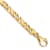 10k Yellow Gold 6.7mm Hand-polished Fancy Link Bracelet