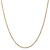 14k Yellow Gold 2.5mm Diamond-Cut Solid Milano Rope 18 Inch Chain