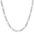 Robert Alton Men's Figaro Chain Necklace 3.5mm In Stainless Steel 24 Inch