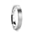 MERCURY Flat Brushed Finish Tungsten Wedding Ring 4mm