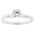 White Cubic Zirconia Rhodium Over Sterling Silver Promise Ring 0.81ctw