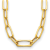 18K Yellow Gold Fancy Oval Link 19.5-inch Necklace