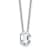 White Lab-Grown Diamond F VS 14K White Gold "C" Initial
Necklace 1.80ct
