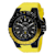 Invicta Aviator 50mm Gunmetal Dial Silicone Band Quartz Watch