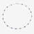 Oval Purple Amethyst By the Yard Rhodium Over Sterling Silver Station
Necklace 6.12ctw