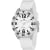 Oceanaut Women's Aqua One White Dial, White Silicone Strap Watch