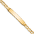 14k Yellow Gold Mariner Link ID Bracelet