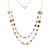 Multi-Gem 14k Yellow Gold 18" Necklace 18.15ctw