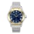 Oceanaut Women's Rayonner Blue Dial, Yellow Bezel, Stainless Steel Watch