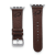 Gametime Philadelphia Eagles Leather Band fits Apple Watch (38/40mm M/L
Brown). Watch not included.