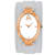 Jivago Women's Good luck White Dial, Rose Bezel, White Leather Strap Watch