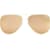 Quay High Key Mini Gold Aviator Frame / Gold Lenses Sunglasses