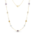 Multi-Gem 14k Yellow Gold Necklace 9.63ctw