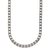 Rhodium Over Sterling Silver Polished 5.0mm Box 18 Inch Chain