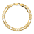 14K Yellow Gold 7mm Flat Figaro Chain Bracelet