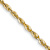 14k Yellow Gold 1.5mm Diamond-Cut Rope 24 Inch Chain