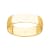 6mm Lightweight Men's Wedding Band in 10k Yellow Gold