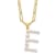 Gold Tone Sterling Silver 3-5.5mm Freshwater Cultured Pearl LETTER E
18-inch Necklace