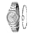 Invicta Angel 30mm Stainless Steel Quartz Watch and Bracelet Set