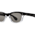 Garrett Leight Lo B Ying Yang Oval Frame / Pure Gray Lenses Sunglasses