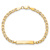 10k Yellow Gold Children's Mariner Link ID Bracelet