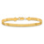 10k Yellow Gold 5mm Silky Herringbone Link Bracelet