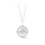 Rachel Zoe Mother-of-Pearl and CZ 3D Bee Medallion Necklace in Rhodium
Over Sterling Silver