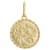 Cancer Zodiac Medallion Pendant In Solid 14K Yellow Gold
