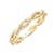 Rope Twist Stacking Ring In 18K Gold Over Sterling Silver