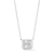 Rachel Zoe Rectangle CZ Solitaire Pendant Necklace in Rhodium Over
Sterling Silver