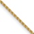14k Yellow Gold 1mm Solid Diamond-Cut Parisian Wheat 22 Inch Chain