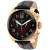 Christian Van Sant Men's Grand Python Black Dial, Black Leather Strap Watch